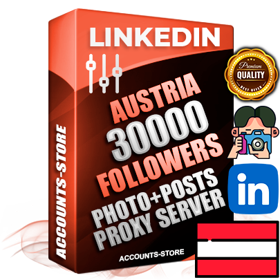 Professional Austrian PREMIUM LinkedIn accounts of manual registration and warm up with high trust history photos and business activity — 30000 live Followers for Advertising and Promotion