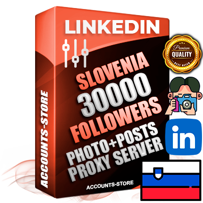 Professional Slovenian PREMIUM LinkedIn accounts of manual registration and warm up with high trust history photos and business activity — 30000 live Followers for Advertising and Promotion