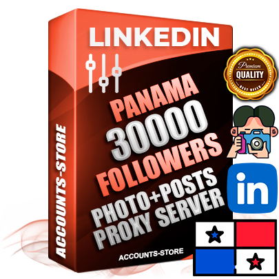 Professional Panamanian PREMIUM LinkedIn accounts of manual registration and warm up with high trust history photos and business activity — 30000 live Followers for Advertising and Promotion