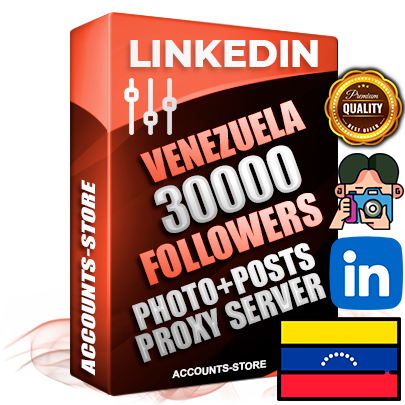 Professional Venezuelan PREMIUM LinkedIn accounts of manual registration and warm up with high trust history photos and business activity — 30000 live Followers for Advertising and Promotion
