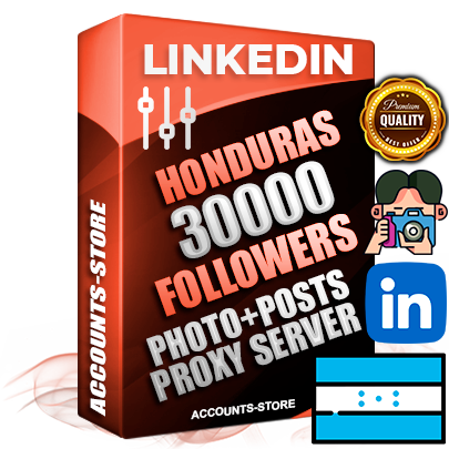 Professional Honduran PREMIUM LinkedIn accounts of manual registration and warm up with high trust history photos and business activity — 30000 live Followers for Advertising and Promotion