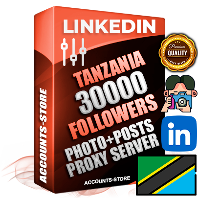 Professional Tanzanian PREMIUM LinkedIn accounts of manual registration and warm up with high trust history photos and business activity — 30000 live Followers for Advertising and Promotion