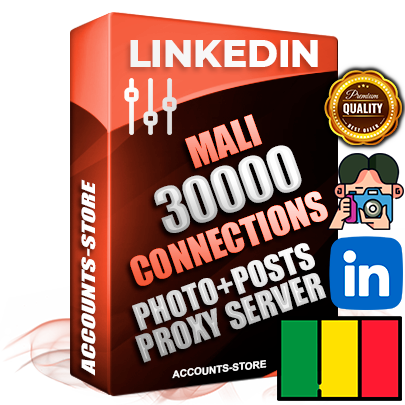 Professional Malian PREMIUM LinkedIn accounts of manual registration and warm up with high trust history photos and business activity — 30000 live Connections for Advertising and Promotion