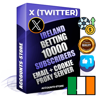 Professional Irish PREMIUM X (Twitter) accounts of manual registration and farming for the SPORTS BETTING niche with high trust history photos and tweets — fully themed and optimized for SPORTS BETTING advertising and promotion — 10000 niche-related live active followers 2009–2014 registration year Verified Email (Included) + Cookie JSON for secure import and login to the account + User Agent + High-quality filling (Photo Header Posts). Fully ready for targeted campaigns and ad launches from any country. Perfectly hold ads without bans. Ideal for any earning schemes affiliate promotions and marketing projects. Quality unlimited IPv4 proxy server included.