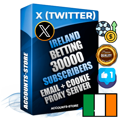 Professional Irish PREMIUM X (Twitter) accounts of manual registration and farming for the SPORTS BETTING niche with high trust history photos and tweets — fully themed and optimized for SPORTS BETTING advertising and promotion — 30000 niche-related live active followers 2009–2014 registration year Verified Email (Included) + Cookie JSON for secure import and login to the account + User Agent + High-quality filling (Photo Header Posts). Fully ready for targeted campaigns and ad launches from any country. Perfectly hold ads without bans. Ideal for any earning schemes affiliate promotions and marketing projects. Quality unlimited IPv4 proxy server included. Professional Irish PREMIUM X (Twitter) accounts of manual registration and farming for the SPORTS BETTING niche with high trust history photos and tweets — fully themed and optimized for SPORTS BETTING advertising and promotion — 30000 niche-related live active followers 2009–2014 registration year Verified Email (Included) + Cookie JSON for secure import and login to the account + User Agent + High-quality filling (Photo Header Posts). Fully ready for targeted campaigns and ad launches from any country. Perfectly hold ads without bans. Ideal for any earning schemes affiliate promotions and marketing projects. Quality unlimited IPv4 proxy server included.