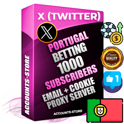 Professional Portuguese PREMIUM X (Twitter) accounts of manual registration and farming for the SPORTS BETTING niche with high trust history photos and tweets — fully themed and optimized for SPORTS BETTING advertising and promotion — 1000 niche-related live active followers 2009–2014 registration year Verified Email (Included) + Cookie JSON for secure import and login to the account + User Agent + High-quality filling (Photo Header Posts). Fully ready for targeted campaigns and ad launches from any country. Perfectly hold ads without bans. Ideal for any earning schemes affiliate promotions and marketing projects. Quality unlimited IPv4 proxy server included. Professional Portuguese PREMIUM X (Twitter) accounts of manual registration and farming for the SPORTS BETTING niche with high trust history photos and tweets — fully themed and optimized for SPORTS BETTING advertising and promotion — 1000 niche-related live active followers 2009–2014 registration year Verified Email (Included) + Cookie JSON for secure import and login to the account + User Agent + High-quality filling (Photo Header Posts). Fully ready for targeted campaigns and ad launches from any country. Perfectly hold ads without bans. Ideal for any earning schemes affiliate promotions and marketing projects. Quality unlimited IPv4 proxy server included.