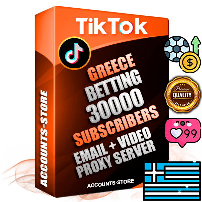 Professional Greek PREMIUM TikTok accounts of manual registration and farming for the SPORTS BETTING niche with high trust history profile photos and videos — fully themed and optimized for SPORTS BETTING advertising and promotion — 30000 niche-related live active subscribers 2018–2022 registration years Verified Email (included) + Cookie JSON for secure import and login to the account + User Agent + high-quality content filling (profile photo banner and videos). Fully ready for targeted campaigns and ad launches from any country. Perfectly holds ads without bans. Ideal for any earning schemes affiliate promotions and marketing projects. Quality unlimited IPv4 proxy server included. Professional Greek PREMIUM TikTok accounts of manual registration and farming for the SPORTS BETTING niche with high trust history profile photos and videos — fully themed and optimized for SPORTS BETTING advertising and promotion — 30000 niche-related live active subscribers 2018–2022 registration years Verified Email (included) + Cookie JSON for secure import and login to the account + User Agent + high-quality content filling (profile photo banner and videos). Fully ready for targeted campaigns and ad launches from any country. Perfectly holds ads without bans. Ideal for any earning schemes affiliate promotions and marketing projects. Quality unlimited IPv4 proxy server included.
