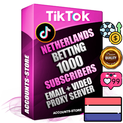 Professional Dutch PREMIUM TikTok accounts of manual registration and farming for the SPORTS BETTING niche with high trust history profile photos and videos — fully themed and optimized for SPORTS BETTING advertising and promotion — 1000 niche-related live active subscribers 2018–2022 registration years Verified Email (included) + Cookie JSON for secure import and login to the account + User Agent + high-quality content filling (profile photo banner and videos). Fully ready for targeted campaigns and ad launches from any country. Perfectly holds ads without bans. Ideal for any earning schemes affiliate promotions and marketing projects. Quality unlimited IPv4 proxy server included. Professional Dutch PREMIUM TikTok accounts of manual registration and farming for the SPORTS BETTING niche with high trust history profile photos and videos — fully themed and optimized for SPORTS BETTING advertising and promotion — 1000 niche-related live active subscribers 2018–2022 registration years Verified Email (included) + Cookie JSON for secure import and login to the account + User Agent + high-quality content filling (profile photo banner and videos). Fully ready for targeted campaigns and ad launches from any country. Perfectly holds ads without bans. Ideal for any earning schemes affiliate promotions and marketing projects. Quality unlimited IPv4 proxy server included.