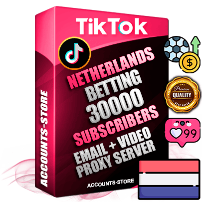 Professional Dutch PREMIUM TikTok accounts of manual registration and farming for the SPORTS BETTING niche with high trust history profile photos and videos — fully themed and optimized for SPORTS BETTING advertising and promotion — 30000 niche-related live active subscribers 2018–2022 registration years Verified Email (included) + Cookie JSON for secure import and login to the account + User Agent + high-quality content filling (profile photo banner and videos). Fully ready for targeted campaigns and ad launches from any country. Perfectly holds ads without bans. Ideal for any earning schemes affiliate promotions and marketing projects. Quality unlimited IPv4 proxy server included. Professional Dutch PREMIUM TikTok accounts of manual registration and farming for the SPORTS BETTING niche with high trust history profile photos and videos — fully themed and optimized for SPORTS BETTING advertising and promotion — 30000 niche-related live active subscribers 2018–2022 registration years Verified Email (included) + Cookie JSON for secure import and login to the account + User Agent + high-quality content filling (profile photo banner and videos). Fully ready for targeted campaigns and ad launches from any country. Perfectly holds ads without bans. Ideal for any earning schemes affiliate promotions and marketing projects. Quality unlimited IPv4 proxy server included.