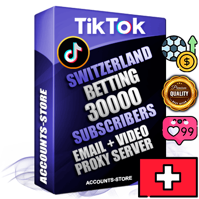 Professional Swiss PREMIUM TikTok accounts of manual registration and farming for the SPORTS BETTING niche with high trust history profile photos and videos — fully themed and optimized for SPORTS BETTING advertising and promotion — 30000 niche-related live active subscribers 2018–2022 registration years Verified Email (included) + Cookie JSON for secure import and login to the account + User Agent + high-quality content filling (profile photo banner and videos). Fully ready for targeted campaigns and ad launches from any country. Perfectly holds ads without bans. Ideal for any earning schemes affiliate promotions and marketing projects. Quality unlimited IPv4 proxy server included. Professional Swiss PREMIUM TikTok accounts of manual registration and farming for the SPORTS BETTING niche with high trust history profile photos and videos — fully themed and optimized for SPORTS BETTING advertising and promotion — 30000 niche-related live active subscribers 2018–2022 registration years Verified Email (included) + Cookie JSON for secure import and login to the account + User Agent + high-quality content filling (profile photo banner and videos). Fully ready for targeted campaigns and ad launches from any country. Perfectly holds ads without bans. Ideal for any earning schemes affiliate promotions and marketing projects. Quality unlimited IPv4 proxy server included.