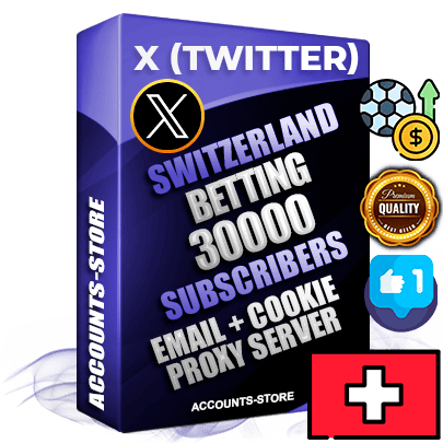 Professional Swiss PREMIUM X (Twitter) accounts of manual registration and farming for the SPORTS BETTING niche with high trust history photos and tweets — fully themed and optimized for SPORTS BETTING advertising and promotion — 30000 niche-related live active followers 2009–2014 registration year Verified Email (Included) + Cookie JSON for secure import and login to the account + User Agent + High-quality filling (Photo Header Posts). Fully ready for targeted campaigns and ad launches from any country. Perfectly hold ads without bans. Ideal for any earning schemes affiliate promotions and marketing projects. Quality unlimited IPv4 proxy server included. Professional Swiss PREMIUM X (Twitter) accounts of manual registration and farming for the SPORTS BETTING niche with high trust history photos and tweets — fully themed and optimized for SPORTS BETTING advertising and promotion — 30000 niche-related live active followers 2009–2014 registration year Verified Email (Included) + Cookie JSON for secure import and login to the account + User Agent + High-quality filling (Photo Header Posts). Fully ready for targeted campaigns and ad launches from any country. Perfectly hold ads without bans. Ideal for any earning schemes affiliate promotions and marketing projects. Quality unlimited IPv4 proxy server included.
