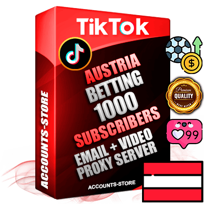 Professional Austrian PREMIUM TikTok accounts of manual registration and farming for the SPORTS BETTING niche with high trust history profile photos and videos — fully themed and optimized for SPORTS BETTING advertising and promotion — 1000 niche-related live active subscribers 2018–2022 registration years Verified Email (included) + Cookie JSON for secure import and login to the account + User Agent + high-quality content filling (profile photo banner and videos). Fully ready for targeted campaigns and ad launches from any country. Perfectly holds ads without bans. Ideal for any earning schemes affiliate promotions and marketing projects. Quality unlimited IPv4 proxy server included.