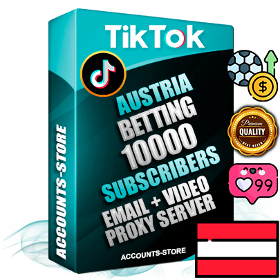 Professional Austrian PREMIUM TikTok accounts of manual registration and farming for the SPORTS BETTING niche with high trust history profile photos and videos — fully themed and optimized for SPORTS BETTING advertising and promotion — 10000 niche-related live active subscribers 2018–2022 registration years Verified Email (included) + Cookie JSON for secure import and login to the account + User Agent + high-quality content filling (profile photo banner and videos). Fully ready for targeted campaigns and ad launches from any country. Perfectly holds ads without bans. Ideal for any earning schemes affiliate promotions and marketing projects. Quality unlimited IPv4 proxy server included.