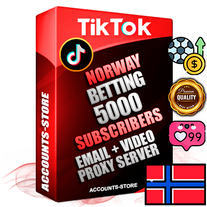 Professional Norwegian PREMIUM TikTok accounts of manual registration and farming for the SPORTS BETTING niche with high trust history profile photos and videos — fully themed and optimized for SPORTS BETTING advertising and promotion — 5000 niche-related live active subscribers 2018–2022 registration years Verified Email (included) + Cookie JSON for secure import and login to the account + User Agent + high-quality content filling (profile photo banner and videos). Fully ready for targeted campaigns and ad launches from any country. Perfectly holds ads without bans. Ideal for any earning schemes affiliate promotions and marketing projects. Quality unlimited IPv4 proxy server included. Professional Norwegian PREMIUM TikTok accounts of manual registration and farming for the SPORTS BETTING niche with high trust history profile photos and videos — fully themed and optimized for SPORTS BETTING advertising and promotion — 5000 niche-related live active subscribers 2018–2022 registration years Verified Email (included) + Cookie JSON for secure import and login to the account + User Agent + high-quality content filling (profile photo banner and videos). Fully ready for targeted campaigns and ad launches from any country. Perfectly holds ads without bans. Ideal for any earning schemes affiliate promotions and marketing projects. Quality unlimited IPv4 proxy server included.