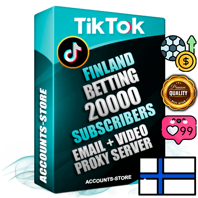 Professional Finnish PREMIUM TikTok accounts of manual registration and farming for the SPORTS BETTING niche with high trust history profile photos and videos — fully themed and optimized for SPORTS BETTING advertising and promotion — 20000 niche-related live active subscribers 2018–2022 registration years Verified Email (included) + Cookie JSON for secure import and login to the account + User Agent + high-quality content filling (profile photo banner and videos). Fully ready for targeted campaigns and ad launches from any country. Perfectly holds ads without bans. Ideal for any earning schemes affiliate promotions and marketing projects. Quality unlimited IPv4 proxy server included. Professional Finnish PREMIUM TikTok accounts of manual registration and farming for the SPORTS BETTING niche with high trust history profile photos and videos — fully themed and optimized for SPORTS BETTING advertising and promotion — 20000 niche-related live active subscribers 2018–2022 registration years Verified Email (included) + Cookie JSON for secure import and login to the account + User Agent + high-quality content filling (profile photo banner and videos). Fully ready for targeted campaigns and ad launches from any country. Perfectly holds ads without bans. Ideal for any earning schemes affiliate promotions and marketing projects. Quality unlimited IPv4 proxy server included.