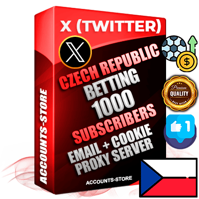 Professional Czech PREMIUM X (Twitter) accounts of manual registration and farming for the SPORTS BETTING niche with high trust history photos and tweets — fully themed and optimized for SPORTS BETTING advertising and promotion — 1000 niche-related live active followers 2009–2014 registration year Verified Email (Included) + Cookie JSON for secure import and login to the account + User Agent + High-quality filling (Photo Header Posts). Fully ready for targeted campaigns and ad launches from any country. Perfectly hold ads without bans. Ideal for any earning schemes affiliate promotions and marketing projects. Quality unlimited IPv4 proxy server included. Professional Czech PREMIUM X (Twitter) accounts of manual registration and farming for the SPORTS BETTING niche with high trust history photos and tweets — fully themed and optimized for SPORTS BETTING advertising and promotion — 1000 niche-related live active followers 2009–2014 registration year Verified Email (Included) + Cookie JSON for secure import and login to the account + User Agent + High-quality filling (Photo Header Posts). Fully ready for targeted campaigns and ad launches from any country. Perfectly hold ads without bans. Ideal for any earning schemes affiliate promotions and marketing projects. Quality unlimited IPv4 proxy server included.