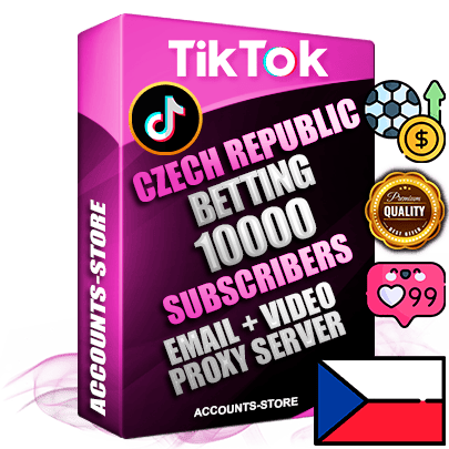 Professional Czech PREMIUM TikTok accounts of manual registration and farming for the SPORTS BETTING niche with high trust history profile photos and videos — fully themed and optimized for SPORTS BETTING advertising and promotion — 10000 niche-related live active subscribers 2018–2022 registration years Verified Email (included) + Cookie JSON for secure import and login to the account + User Agent + high-quality content filling (profile photo banner and videos). Fully ready for targeted campaigns and ad launches from any country. Perfectly holds ads without bans. Ideal for any earning schemes affiliate promotions and marketing projects. Quality unlimited IPv4 proxy server included.