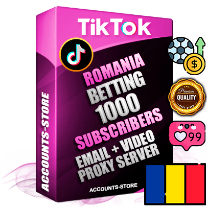 Professional Romanian PREMIUM TikTok accounts of manual registration and farming for the SPORTS BETTING niche with high trust history profile photos and videos — fully themed and optimized for SPORTS BETTING advertising and promotion — 1000 niche-related live active subscribers 2018–2022 registration years Verified Email (included) + Cookie JSON for secure import and login to the account + User Agent + high-quality content filling (profile photo banner and videos). Fully ready for targeted campaigns and ad launches from any country. Perfectly holds ads without bans. Ideal for any earning schemes affiliate promotions and marketing projects. Quality unlimited IPv4 proxy server included. Professional Romanian PREMIUM TikTok accounts of manual registration and farming for the SPORTS BETTING niche with high trust history profile photos and videos — fully themed and optimized for SPORTS BETTING advertising and promotion — 1000 niche-related live active subscribers 2018–2022 registration years Verified Email (included) + Cookie JSON for secure import and login to the account + User Agent + high-quality content filling (profile photo banner and videos). Fully ready for targeted campaigns and ad launches from any country. Perfectly holds ads without bans. Ideal for any earning schemes affiliate promotions and marketing projects. Quality unlimited IPv4 proxy server included.
