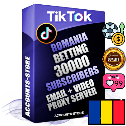 Professional Romanian PREMIUM TikTok accounts of manual registration and farming for the SPORTS BETTING niche with high trust history profile photos and videos — fully themed and optimized for SPORTS BETTING advertising and promotion — 30000 niche-related live active subscribers 2018–2022 registration years Verified Email (included) + Cookie JSON for secure import and login to the account + User Agent + high-quality content filling (profile photo banner and videos). Fully ready for targeted campaigns and ad launches from any country. Perfectly holds ads without bans. Ideal for any earning schemes affiliate promotions and marketing projects. Quality unlimited IPv4 proxy server included.