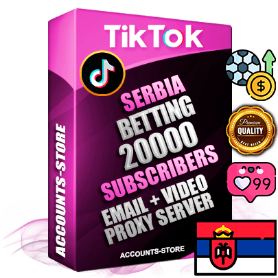 Professional Serbian PREMIUM TikTok accounts of manual registration and farming for the SPORTS BETTING niche with high trust history profile photos and videos — fully themed and optimized for SPORTS BETTING advertising and promotion — 20000 niche-related live active subscribers 2018–2022 registration years Verified Email (included) + Cookie JSON for secure import and login to the account + User Agent + high-quality content filling (profile photo banner and videos). Fully ready for targeted campaigns and ad launches from any country. Perfectly holds ads without bans. Ideal for any earning schemes affiliate promotions and marketing projects. Quality unlimited IPv4 proxy server included. Professional Serbian PREMIUM TikTok accounts of manual registration and farming for the SPORTS BETTING niche with high trust history profile photos and videos — fully themed and optimized for SPORTS BETTING advertising and promotion — 20000 niche-related live active subscribers 2018–2022 registration years Verified Email (included) + Cookie JSON for secure import and login to the account + User Agent + high-quality content filling (profile photo banner and videos). Fully ready for targeted campaigns and ad launches from any country. Perfectly holds ads without bans. Ideal for any earning schemes affiliate promotions and marketing projects. Quality unlimited IPv4 proxy server included.