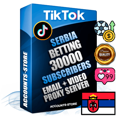 Professional Serbian PREMIUM TikTok accounts of manual registration and farming for the SPORTS BETTING niche with high trust history profile photos and videos — fully themed and optimized for SPORTS BETTING advertising and promotion — 30000 niche-related live active subscribers 2018–2022 registration years Verified Email (included) + Cookie JSON for secure import and login to the account + User Agent + high-quality content filling (profile photo banner and videos). Fully ready for targeted campaigns and ad launches from any country. Perfectly holds ads without bans. Ideal for any earning schemes affiliate promotions and marketing projects. Quality unlimited IPv4 proxy server included. Professional Serbian PREMIUM TikTok accounts of manual registration and farming for the SPORTS BETTING niche with high trust history profile photos and videos — fully themed and optimized for SPORTS BETTING advertising and promotion — 30000 niche-related live active subscribers 2018–2022 registration years Verified Email (included) + Cookie JSON for secure import and login to the account + User Agent + high-quality content filling (profile photo banner and videos). Fully ready for targeted campaigns and ad launches from any country. Perfectly holds ads without bans. Ideal for any earning schemes affiliate promotions and marketing projects. Quality unlimited IPv4 proxy server included.