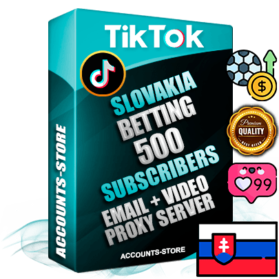 Professional Slovak PREMIUM TikTok accounts of manual registration and farming for the SPORTS BETTING niche with high trust history profile photos and videos — fully themed and optimized for SPORTS BETTING advertising and promotion — 500 niche-related live active subscribers 2018–2022 registration years Verified Email (included) + Cookie JSON for secure import and login to the account + User Agent + high-quality content filling (profile photo banner and videos). Fully ready for targeted campaigns and ad launches from any country. Perfectly holds ads without bans. Ideal for any earning schemes affiliate promotions and marketing projects. Quality unlimited IPv4 proxy server included.