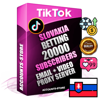 Professional Slovak PREMIUM TikTok accounts of manual registration and farming for the SPORTS BETTING niche with high trust history profile photos and videos — fully themed and optimized for SPORTS BETTING advertising and promotion — 20000 niche-related live active subscribers 2018–2022 registration years Verified Email (included) + Cookie JSON for secure import and login to the account + User Agent + high-quality content filling (profile photo banner and videos). Fully ready for targeted campaigns and ad launches from any country. Perfectly holds ads without bans. Ideal for any earning schemes affiliate promotions and marketing projects. Quality unlimited IPv4 proxy server included. Professional Slovak PREMIUM TikTok accounts of manual registration and farming for the SPORTS BETTING niche with high trust history profile photos and videos — fully themed and optimized for SPORTS BETTING advertising and promotion — 20000 niche-related live active subscribers 2018–2022 registration years Verified Email (included) + Cookie JSON for secure import and login to the account + User Agent + high-quality content filling (profile photo banner and videos). Fully ready for targeted campaigns and ad launches from any country. Perfectly holds ads without bans. Ideal for any earning schemes affiliate promotions and marketing projects. Quality unlimited IPv4 proxy server included.