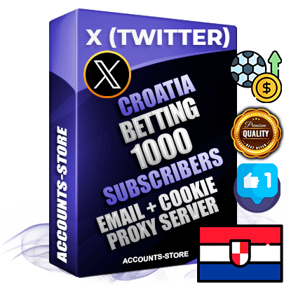 Professional Croatian PREMIUM X (Twitter) accounts of manual registration and farming for the SPORTS BETTING niche with high trust history photos and tweets — fully themed and optimized for SPORTS BETTING advertising and promotion — 1000 niche-related live active followers 2009–2014 registration year Verified Email (Included) + Cookie JSON for secure import and login to the account + User Agent + High-quality filling (Photo Header Posts). Fully ready for targeted campaigns and ad launches from any country. Perfectly hold ads without bans. Ideal for any earning schemes affiliate promotions and marketing projects. Quality unlimited IPv4 proxy server included.