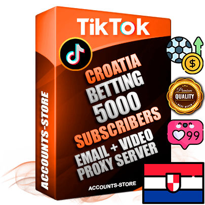 Professional Croatian PREMIUM TikTok accounts of manual registration and farming for the SPORTS BETTING niche with high trust history profile photos and videos — fully themed and optimized for SPORTS BETTING advertising and promotion — 5000 niche-related live active subscribers 2018–2022 registration years Verified Email (included) + Cookie JSON for secure import and login to the account + User Agent + high-quality content filling (profile photo banner and videos). Fully ready for targeted campaigns and ad launches from any country. Perfectly holds ads without bans. Ideal for any earning schemes affiliate promotions and marketing projects. Quality unlimited IPv4 proxy server included. Professional Croatian PREMIUM TikTok accounts of manual registration and farming for the SPORTS BETTING niche with high trust history profile photos and videos — fully themed and optimized for SPORTS BETTING advertising and promotion — 5000 niche-related live active subscribers 2018–2022 registration years Verified Email (included) + Cookie JSON for secure import and login to the account + User Agent + high-quality content filling (profile photo banner and videos). Fully ready for targeted campaigns and ad launches from any country. Perfectly holds ads without bans. Ideal for any earning schemes affiliate promotions and marketing projects. Quality unlimited IPv4 proxy server included.