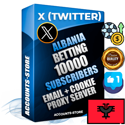 Professional Albanian PREMIUM X (Twitter) accounts of manual registration and farming for the SPORTS BETTING niche with high trust history photos and tweets — fully themed and optimized for SPORTS BETTING advertising and promotion — 10000 niche-related live active followers 2009–2014 registration year Verified Email (Included) + Cookie JSON for secure import and login to the account + User Agent + High-quality filling (Photo Header Posts). Fully ready for targeted campaigns and ad launches from any country. Perfectly hold ads without bans. Ideal for any earning schemes affiliate promotions and marketing projects. Quality unlimited IPv4 proxy server included. Professional Albanian PREMIUM X (Twitter) accounts of manual registration and farming for the SPORTS BETTING niche with high trust history photos and tweets — fully themed and optimized for SPORTS BETTING advertising and promotion — 10000 niche-related live active followers 2009–2014 registration year Verified Email (Included) + Cookie JSON for secure import and login to the account + User Agent + High-quality filling (Photo Header Posts). Fully ready for targeted campaigns and ad launches from any country. Perfectly hold ads without bans. Ideal for any earning schemes affiliate promotions and marketing projects. Quality unlimited IPv4 proxy server included.