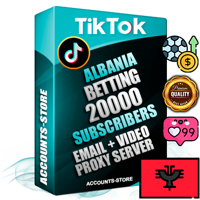 Professional Albanian PREMIUM TikTok accounts of manual registration and farming for the SPORTS BETTING niche with high trust history profile photos and videos — fully themed and optimized for SPORTS BETTING advertising and promotion — 20000 niche-related live active subscribers 2018–2022 registration years Verified Email (included) + Cookie JSON for secure import and login to the account + User Agent + high-quality content filling (profile photo banner and videos). Fully ready for targeted campaigns and ad launches from any country. Perfectly holds ads without bans. Ideal for any earning schemes affiliate promotions and marketing projects. Quality unlimited IPv4 proxy server included.