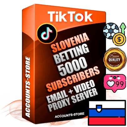 Professional Slovenian PREMIUM TikTok accounts of manual registration and farming for the SPORTS BETTING niche with high trust history profile photos and videos — fully themed and optimized for SPORTS BETTING advertising and promotion — 5000 niche-related live active subscribers 2018–2022 registration years Verified Email (included) + Cookie JSON for secure import and login to the account + User Agent + high-quality content filling (profile photo banner and videos). Fully ready for targeted campaigns and ad launches from any country. Perfectly holds ads without bans. Ideal for any earning schemes affiliate promotions and marketing projects. Quality unlimited IPv4 proxy server included. Professional Slovenian PREMIUM TikTok accounts of manual registration and farming for the SPORTS BETTING niche with high trust history profile photos and videos — fully themed and optimized for SPORTS BETTING advertising and promotion — 5000 niche-related live active subscribers 2018–2022 registration years Verified Email (included) + Cookie JSON for secure import and login to the account + User Agent + high-quality content filling (profile photo banner and videos). Fully ready for targeted campaigns and ad launches from any country. Perfectly holds ads without bans. Ideal for any earning schemes affiliate promotions and marketing projects. Quality unlimited IPv4 proxy server included.