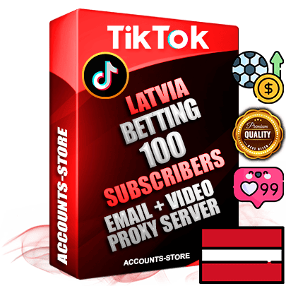 Professional Latvian PREMIUM TikTok accounts of manual registration and farming for the SPORTS BETTING niche with high trust history profile photos and videos — fully themed and optimized for SPORTS BETTING advertising and promotion — 100 niche-related live active subscribers 2018–2022 registration years Verified Email (included) + Cookie JSON for secure import and login to the account + User Agent + high-quality content filling (profile photo banner and videos). Fully ready for targeted campaigns and ad launches from any country. Perfectly holds ads without bans. Ideal for any earning schemes affiliate promotions and marketing projects. Quality unlimited IPv4 proxy server included.