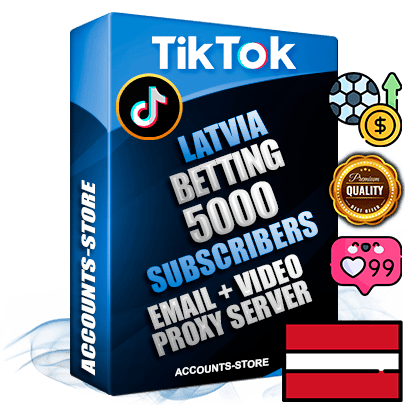 Professional Latvian PREMIUM TikTok accounts of manual registration and farming for the SPORTS BETTING niche with high trust history profile photos and videos — fully themed and optimized for SPORTS BETTING advertising and promotion — 5000 niche-related live active subscribers 2018–2022 registration years Verified Email (included) + Cookie JSON for secure import and login to the account + User Agent + high-quality content filling (profile photo banner and videos). Fully ready for targeted campaigns and ad launches from any country. Perfectly holds ads without bans. Ideal for any earning schemes affiliate promotions and marketing projects. Quality unlimited IPv4 proxy server included.