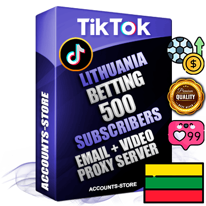 Professional Lithuanian PREMIUM TikTok accounts of manual registration and farming for the SPORTS BETTING niche with high trust history profile photos and videos — fully themed and optimized for SPORTS BETTING advertising and promotion — 500 niche-related live active subscribers 2018–2022 registration years Verified Email (included) + Cookie JSON for secure import and login to the account + User Agent + high-quality content filling (profile photo banner and videos). Fully ready for targeted campaigns and ad launches from any country. Perfectly holds ads without bans. Ideal for any earning schemes affiliate promotions and marketing projects. Quality unlimited IPv4 proxy server included. Professional Lithuanian PREMIUM TikTok accounts of manual registration and farming for the SPORTS BETTING niche with high trust history profile photos and videos — fully themed and optimized for SPORTS BETTING advertising and promotion — 500 niche-related live active subscribers 2018–2022 registration years Verified Email (included) + Cookie JSON for secure import and login to the account + User Agent + high-quality content filling (profile photo banner and videos). Fully ready for targeted campaigns and ad launches from any country. Perfectly holds ads without bans. Ideal for any earning schemes affiliate promotions and marketing projects. Quality unlimited IPv4 proxy server included.