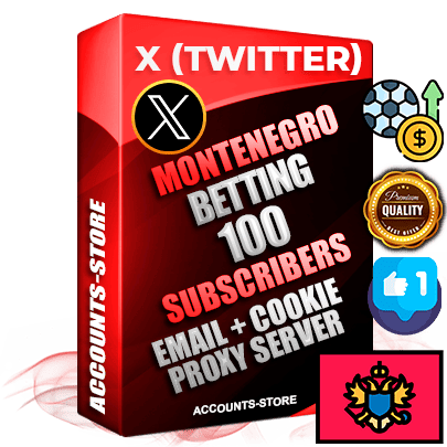 Professional Montenegrin PREMIUM X (Twitter) accounts of manual registration and farming for the SPORTS BETTING niche with high trust history photos and tweets — fully themed and optimized for SPORTS BETTING advertising and promotion — 100 niche-related live active followers 2009–2014 registration year Verified Email (Included) + Cookie JSON for secure import and login to the account + User Agent + High-quality filling (Photo Header Posts). Fully ready for targeted campaigns and ad launches from any country. Perfectly hold ads without bans. Ideal for any earning schemes affiliate promotions and marketing projects. Quality unlimited IPv4 proxy server included.