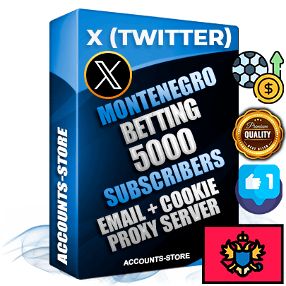 Professional Montenegrin PREMIUM X (Twitter) accounts of manual registration and farming for the SPORTS BETTING niche with high trust history photos and tweets — fully themed and optimized for SPORTS BETTING advertising and promotion — 5000 niche-related live active followers 2009–2014 registration year Verified Email (Included) + Cookie JSON for secure import and login to the account + User Agent + High-quality filling (Photo Header Posts). Fully ready for targeted campaigns and ad launches from any country. Perfectly hold ads without bans. Ideal for any earning schemes affiliate promotions and marketing projects. Quality unlimited IPv4 proxy server included. Professional Montenegrin PREMIUM X (Twitter) accounts of manual registration and farming for the SPORTS BETTING niche with high trust history photos and tweets — fully themed and optimized for SPORTS BETTING advertising and promotion — 5000 niche-related live active followers 2009–2014 registration year Verified Email (Included) + Cookie JSON for secure import and login to the account + User Agent + High-quality filling (Photo Header Posts). Fully ready for targeted campaigns and ad launches from any country. Perfectly hold ads without bans. Ideal for any earning schemes affiliate promotions and marketing projects. Quality unlimited IPv4 proxy server included.