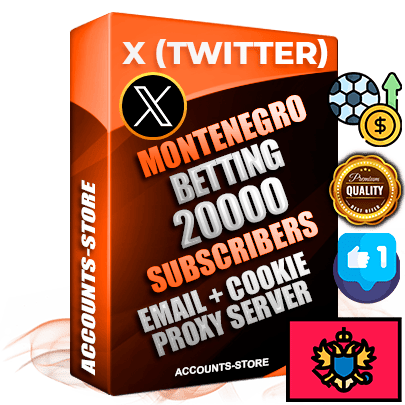 Professional Montenegrin PREMIUM X (Twitter) accounts of manual registration and farming for the SPORTS BETTING niche with high trust history photos and tweets — fully themed and optimized for SPORTS BETTING advertising and promotion — 20000 niche-related live active followers 2009–2014 registration year Verified Email (Included) + Cookie JSON for secure import and login to the account + User Agent + High-quality filling (Photo Header Posts). Fully ready for targeted campaigns and ad launches from any country. Perfectly hold ads without bans. Ideal for any earning schemes affiliate promotions and marketing projects. Quality unlimited IPv4 proxy server included. Professional Montenegrin PREMIUM X (Twitter) accounts of manual registration and farming for the SPORTS BETTING niche with high trust history photos and tweets — fully themed and optimized for SPORTS BETTING advertising and promotion — 20000 niche-related live active followers 2009–2014 registration year Verified Email (Included) + Cookie JSON for secure import and login to the account + User Agent + High-quality filling (Photo Header Posts). Fully ready for targeted campaigns and ad launches from any country. Perfectly hold ads without bans. Ideal for any earning schemes affiliate promotions and marketing projects. Quality unlimited IPv4 proxy server included.