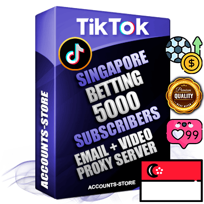 Professional Singapore PREMIUM TikTok accounts of manual registration and farming for the SPORTS BETTING niche with high trust history profile photos and videos — fully themed and optimized for SPORTS BETTING advertising and promotion — 5000 niche-related live active subscribers 2018–2022 registration years Verified Email (included) + Cookie JSON for secure import and login to the account + User Agent + high-quality content filling (profile photo banner and videos). Fully ready for targeted campaigns and ad launches from any country. Perfectly holds ads without bans. Ideal for any earning schemes affiliate promotions and marketing projects. Quality unlimited IPv4 proxy server included. Professional Singapore PREMIUM TikTok accounts of manual registration and farming for the SPORTS BETTING niche with high trust history profile photos and videos — fully themed and optimized for SPORTS BETTING advertising and promotion — 5000 niche-related live active subscribers 2018–2022 registration years Verified Email (included) + Cookie JSON for secure import and login to the account + User Agent + high-quality content filling (profile photo banner and videos). Fully ready for targeted campaigns and ad launches from any country. Perfectly holds ads without bans. Ideal for any earning schemes affiliate promotions and marketing projects. Quality unlimited IPv4 proxy server included.