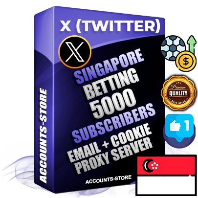 Professional Singapore PREMIUM X (Twitter) accounts of manual registration and farming for the SPORTS BETTING niche with high trust history photos and tweets — fully themed and optimized for SPORTS BETTING advertising and promotion — 5000 niche-related live active followers 2009–2014 registration year Verified Email (Included) + Cookie JSON for secure import and login to the account + User Agent + High-quality filling (Photo Header Posts). Fully ready for targeted campaigns and ad launches from any country. Perfectly hold ads without bans. Ideal for any earning schemes affiliate promotions and marketing projects. Quality unlimited IPv4 proxy server included. Professional Singapore PREMIUM X (Twitter) accounts of manual registration and farming for the SPORTS BETTING niche with high trust history photos and tweets — fully themed and optimized for SPORTS BETTING advertising and promotion — 5000 niche-related live active followers 2009–2014 registration year Verified Email (Included) + Cookie JSON for secure import and login to the account + User Agent + High-quality filling (Photo Header Posts). Fully ready for targeted campaigns and ad launches from any country. Perfectly hold ads without bans. Ideal for any earning schemes affiliate promotions and marketing projects. Quality unlimited IPv4 proxy server included.