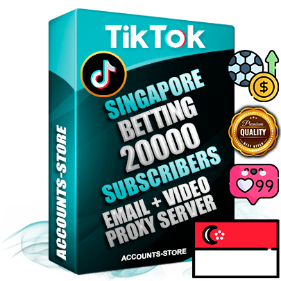 Professional Singapore PREMIUM TikTok accounts of manual registration and farming for the SPORTS BETTING niche with high trust history profile photos and videos — fully themed and optimized for SPORTS BETTING advertising and promotion — 20000 niche-related live active subscribers 2018–2022 registration years Verified Email (included) + Cookie JSON for secure import and login to the account + User Agent + high-quality content filling (profile photo banner and videos). Fully ready for targeted campaigns and ad launches from any country. Perfectly holds ads without bans. Ideal for any earning schemes affiliate promotions and marketing projects. Quality unlimited IPv4 proxy server included.