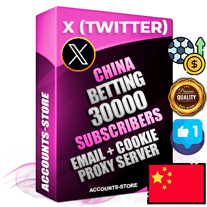 Professional Chinese PREMIUM X (Twitter) accounts of manual registration and farming for the SPORTS BETTING niche with high trust history photos and tweets — fully themed and optimized for SPORTS BETTING advertising and promotion — 30000 niche-related live active followers 2009–2014 registration year Verified Email (Included) + Cookie JSON for secure import and login to the account + User Agent + High-quality filling (Photo Header Posts). Fully ready for targeted campaigns and ad launches from any country. Perfectly hold ads without bans. Ideal for any earning schemes affiliate promotions and marketing projects. Quality unlimited IPv4 proxy server included. Professional Chinese PREMIUM X (Twitter) accounts of manual registration and farming for the SPORTS BETTING niche with high trust history photos and tweets — fully themed and optimized for SPORTS BETTING advertising and promotion — 30000 niche-related live active followers 2009–2014 registration year Verified Email (Included) + Cookie JSON for secure import and login to the account + User Agent + High-quality filling (Photo Header Posts). Fully ready for targeted campaigns and ad launches from any country. Perfectly hold ads without bans. Ideal for any earning schemes affiliate promotions and marketing projects. Quality unlimited IPv4 proxy server included.