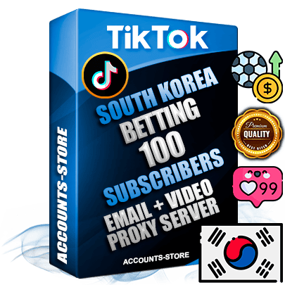 Professional Korean PREMIUM TikTok accounts of manual registration and farming for the SPORTS BETTING niche with high trust history profile photos and videos — fully themed and optimized for SPORTS BETTING advertising and promotion — 100 niche-related live active subscribers 2018–2022 registration years Verified Email (included) + Cookie JSON for secure import and login to the account + User Agent + high-quality content filling (profile photo banner and videos). Fully ready for targeted campaigns and ad launches from any country. Perfectly holds ads without bans. Ideal for any earning schemes affiliate promotions and marketing projects. Quality unlimited IPv4 proxy server included. Professional Korean PREMIUM TikTok accounts of manual registration and farming for the SPORTS BETTING niche with high trust history profile photos and videos — fully themed and optimized for SPORTS BETTING advertising and promotion — 100 niche-related live active subscribers 2018–2022 registration years Verified Email (included) + Cookie JSON for secure import and login to the account + User Agent + high-quality content filling (profile photo banner and videos). Fully ready for targeted campaigns and ad launches from any country. Perfectly holds ads without bans. Ideal for any earning schemes affiliate promotions and marketing projects. Quality unlimited IPv4 proxy server included.