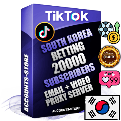 Professional Korean PREMIUM TikTok accounts of manual registration and farming for the SPORTS BETTING niche with high trust history profile photos and videos — fully themed and optimized for SPORTS BETTING advertising and promotion — 20000 niche-related live active subscribers 2018–2022 registration years Verified Email (included) + Cookie JSON for secure import and login to the account + User Agent + high-quality content filling (profile photo banner and videos). Fully ready for targeted campaigns and ad launches from any country. Perfectly holds ads without bans. Ideal for any earning schemes affiliate promotions and marketing projects. Quality unlimited IPv4 proxy server included. Professional Korean PREMIUM TikTok accounts of manual registration and farming for the SPORTS BETTING niche with high trust history profile photos and videos — fully themed and optimized for SPORTS BETTING advertising and promotion — 20000 niche-related live active subscribers 2018–2022 registration years Verified Email (included) + Cookie JSON for secure import and login to the account + User Agent + high-quality content filling (profile photo banner and videos). Fully ready for targeted campaigns and ad launches from any country. Perfectly holds ads without bans. Ideal for any earning schemes affiliate promotions and marketing projects. Quality unlimited IPv4 proxy server included.