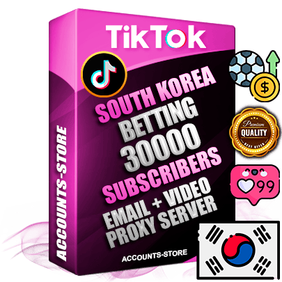 Professional Korean PREMIUM TikTok accounts of manual registration and farming for the SPORTS BETTING niche with high trust history profile photos and videos — fully themed and optimized for SPORTS BETTING advertising and promotion — 30000 niche-related live active subscribers 2018–2022 registration years Verified Email (included) + Cookie JSON for secure import and login to the account + User Agent + high-quality content filling (profile photo banner and videos). Fully ready for targeted campaigns and ad launches from any country. Perfectly holds ads without bans. Ideal for any earning schemes affiliate promotions and marketing projects. Quality unlimited IPv4 proxy server included.