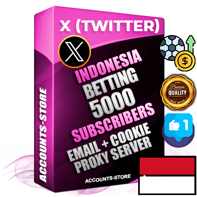 Professional Indonesian PREMIUM X (Twitter) accounts of manual registration and farming for the SPORTS BETTING niche with high trust history photos and tweets — fully themed and optimized for SPORTS BETTING advertising and promotion — 5000 niche-related live active followers 2009–2014 registration year Verified Email (Included) + Cookie JSON for secure import and login to the account + User Agent + High-quality filling (Photo Header Posts). Fully ready for targeted campaigns and ad launches from any country. Perfectly hold ads without bans. Ideal for any earning schemes affiliate promotions and marketing projects. Quality unlimited IPv4 proxy server included.