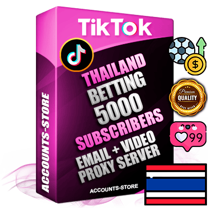 Professional Thai PREMIUM TikTok accounts of manual registration and farming for the SPORTS BETTING niche with high trust history profile photos and videos — fully themed and optimized for SPORTS BETTING advertising and promotion — 5000 niche-related live active subscribers 2018–2022 registration years Verified Email (included) + Cookie JSON for secure import and login to the account + User Agent + high-quality content filling (profile photo banner and videos). Fully ready for targeted campaigns and ad launches from any country. Perfectly holds ads without bans. Ideal for any earning schemes affiliate promotions and marketing projects. Quality unlimited IPv4 proxy server included. Professional Thai PREMIUM TikTok accounts of manual registration and farming for the SPORTS BETTING niche with high trust history profile photos and videos — fully themed and optimized for SPORTS BETTING advertising and promotion — 5000 niche-related live active subscribers 2018–2022 registration years Verified Email (included) + Cookie JSON for secure import and login to the account + User Agent + high-quality content filling (profile photo banner and videos). Fully ready for targeted campaigns and ad launches from any country. Perfectly holds ads without bans. Ideal for any earning schemes affiliate promotions and marketing projects. Quality unlimited IPv4 proxy server included.