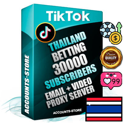 Professional Thai PREMIUM TikTok accounts of manual registration and farming for the SPORTS BETTING niche with high trust history profile photos and videos — fully themed and optimized for SPORTS BETTING advertising and promotion — 30000 niche-related live active subscribers 2018–2022 registration years Verified Email (included) + Cookie JSON for secure import and login to the account + User Agent + high-quality content filling (profile photo banner and videos). Fully ready for targeted campaigns and ad launches from any country. Perfectly holds ads without bans. Ideal for any earning schemes affiliate promotions and marketing projects. Quality unlimited IPv4 proxy server included. Professional Thai PREMIUM TikTok accounts of manual registration and farming for the SPORTS BETTING niche with high trust history profile photos and videos — fully themed and optimized for SPORTS BETTING advertising and promotion — 30000 niche-related live active subscribers 2018–2022 registration years Verified Email (included) + Cookie JSON for secure import and login to the account + User Agent + high-quality content filling (profile photo banner and videos). Fully ready for targeted campaigns and ad launches from any country. Perfectly holds ads without bans. Ideal for any earning schemes affiliate promotions and marketing projects. Quality unlimited IPv4 proxy server included.