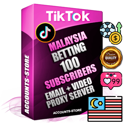 Professional Malaysian PREMIUM TikTok accounts of manual registration and farming for the SPORTS BETTING niche with high trust history profile photos and videos — fully themed and optimized for SPORTS BETTING advertising and promotion — 100 niche-related live active subscribers 2018–2022 registration years Verified Email (included) + Cookie JSON for secure import and login to the account + User Agent + high-quality content filling (profile photo banner and videos). Fully ready for targeted campaigns and ad launches from any country. Perfectly holds ads without bans. Ideal for any earning schemes affiliate promotions and marketing projects. Quality unlimited IPv4 proxy server included. Professional Malaysian PREMIUM TikTok accounts of manual registration and farming for the SPORTS BETTING niche with high trust history profile photos and videos — fully themed and optimized for SPORTS BETTING advertising and promotion — 100 niche-related live active subscribers 2018–2022 registration years Verified Email (included) + Cookie JSON for secure import and login to the account + User Agent + high-quality content filling (profile photo banner and videos). Fully ready for targeted campaigns and ad launches from any country. Perfectly holds ads without bans. Ideal for any earning schemes affiliate promotions and marketing projects. Quality unlimited IPv4 proxy server included.