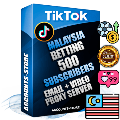 Professional Malaysian PREMIUM TikTok accounts of manual registration and farming for the SPORTS BETTING niche with high trust history profile photos and videos — fully themed and optimized for SPORTS BETTING advertising and promotion — 500 niche-related live active subscribers 2018–2022 registration years Verified Email (included) + Cookie JSON for secure import and login to the account + User Agent + high-quality content filling (profile photo banner and videos). Fully ready for targeted campaigns and ad launches from any country. Perfectly holds ads without bans. Ideal for any earning schemes affiliate promotions and marketing projects. Quality unlimited IPv4 proxy server included.